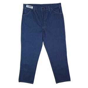 G&K Services FR Jeans Mens 38x30 Blue NFPA 2112 CAT 2 Workwear Denim